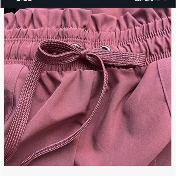 Danskin Womens' Woven Paperbag Shorts - Picture 7 of 7